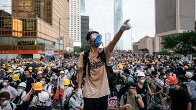Protesti Honkongā - dubultā standarta pierādījums