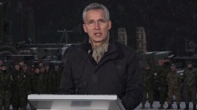 NATO ģenerālsekretāra Jensa Stoltenberga uzruna Ādažu militārajā bāzē