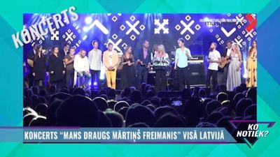 Koncerti "Mans draugs Mārtiņš Freimanis" visā Latvijā