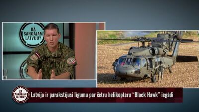 Latvija ir parakstījusi līgumu par četru helikopteru "Black Hawk" iegādi