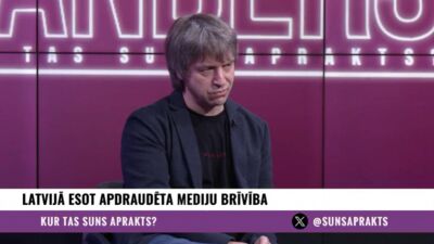 Vai Latvijā ir apdraudēta mediju brīvība? Komentē Mārtiņš Kaprāns