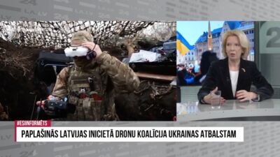 Paplašinās Latvijas iniciētā dronu koalīcija Ukrainas atbalstam
