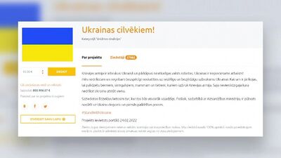 Kā tiks izlietota Latvijas iedzīvotāju saziedotā nauda Ukrainai?