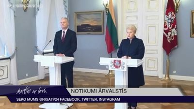 Lietuvā amatā stāsies jaunais prezidents