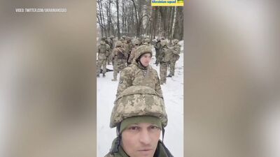 Ukraiņu karavīru ikdiena Ukrainas ziemeļaustrumos