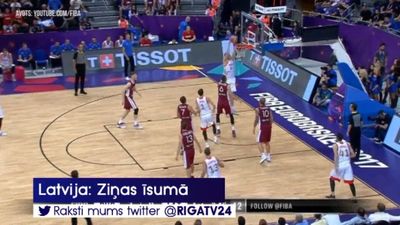 Latvijas basketbola izlase aizvadījusi pārbaudes maču ar Krievijas valstsvienību