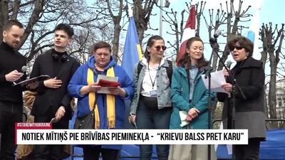 "Krievu balss pret karu" mītiņa organizatoru manifests