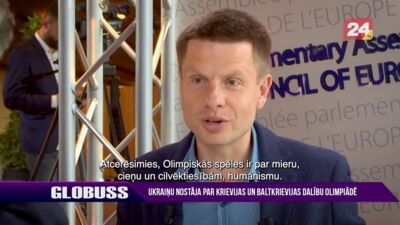 Gončarenko viedoklis par Baltkrievijas un Krievijas sportistu dalību Olimpiskajās spēlēs