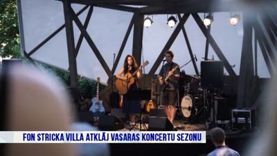 Fon Stricka villa atklāj vasaras koncertu sezonu