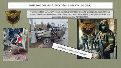 Ukraiņu partizāni veikuši divus atentātus pret krievu militārpersonām