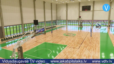 Atklāta Jēkabpils sporta halle