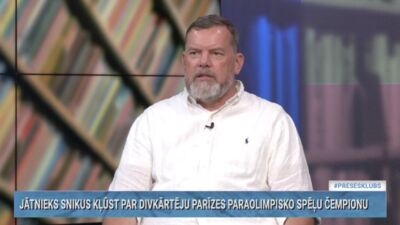 Andis Kudors: Apbrīnoju mūsu paralimpiešus