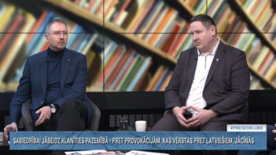 Helmanis: Visi tie, kas ar mums būs ierakumos plecu pie pleca, ir mūsējie