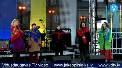 Jēkabpilī izskan labdarības koncerts Ukrainas atbalstam